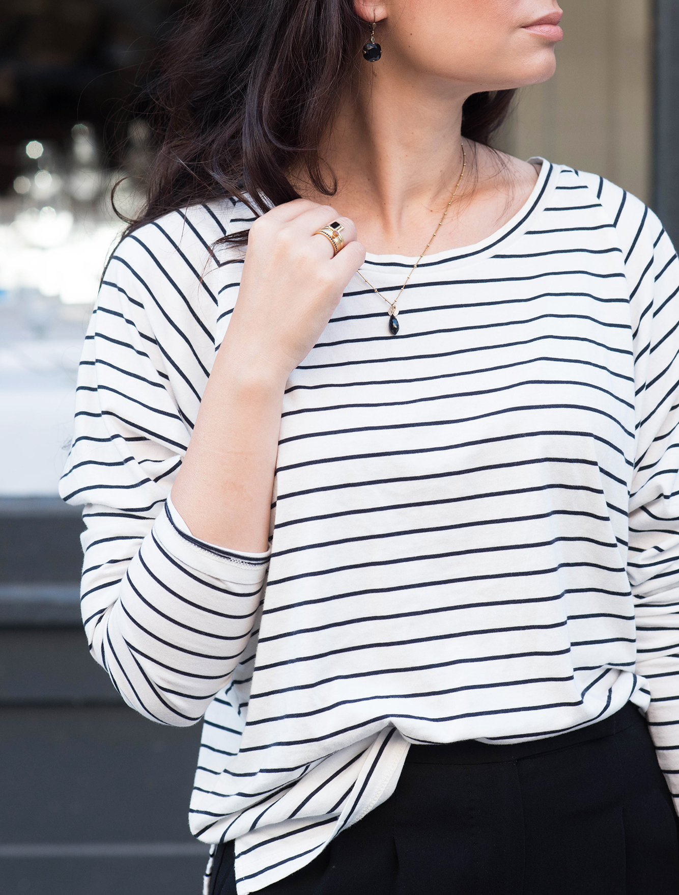 coco-and-vera-best-vancouver-style-blog-best-canadian-style-blog-top-blogger-outfit-details-keltie-leanne-designs-necklace-madewell-rings-madewell-breton-stripe-top