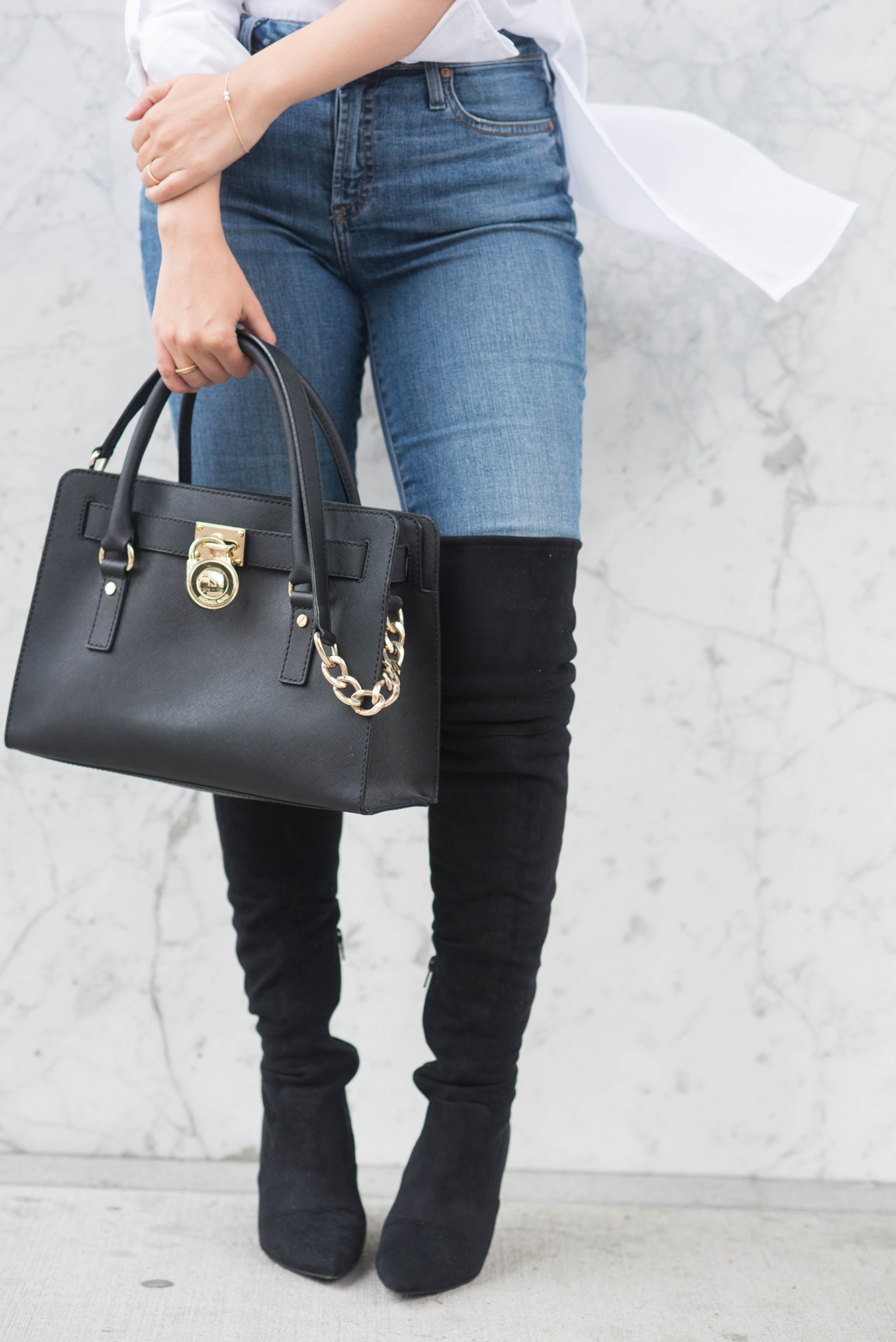 coco-and-vera-top-vancouver-fashion-blog-top-canadian-fashion-blog-top-blogger-outfit-details-marled-blouse-the-castings-jeans-aldo-otk-boots-keltie-leanne-designs-bracelet-michael-kors-bag