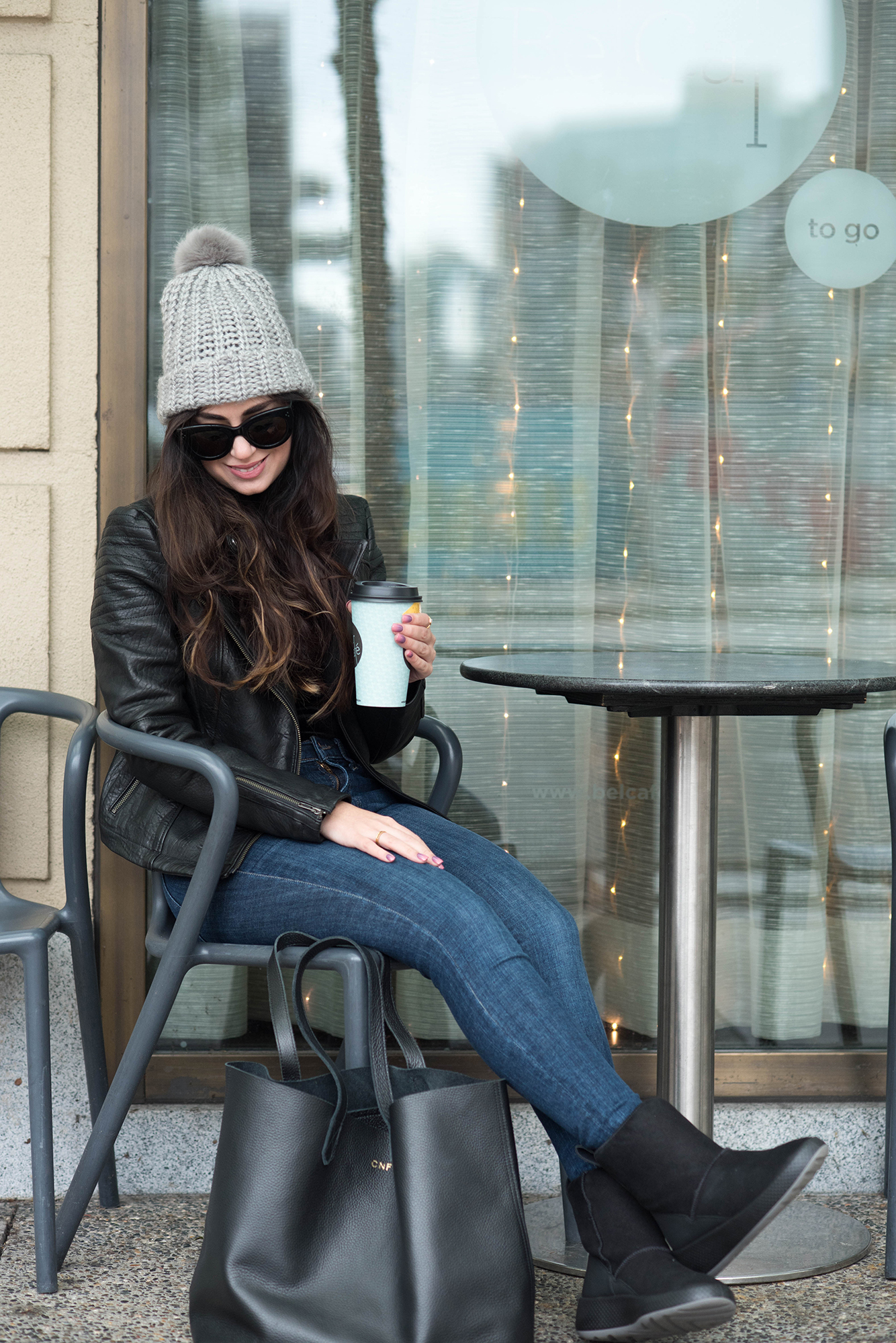 coco-and-vera-top-vancouver-fashion-blog-top-canadian-fashion-blog-top-blogger-street-style-ecco-boots-yoga-jeans-celine-audrey-sunglasses-cupcakes-and-cashmere-jacket-hm-pompom-toque-cuyana-bag