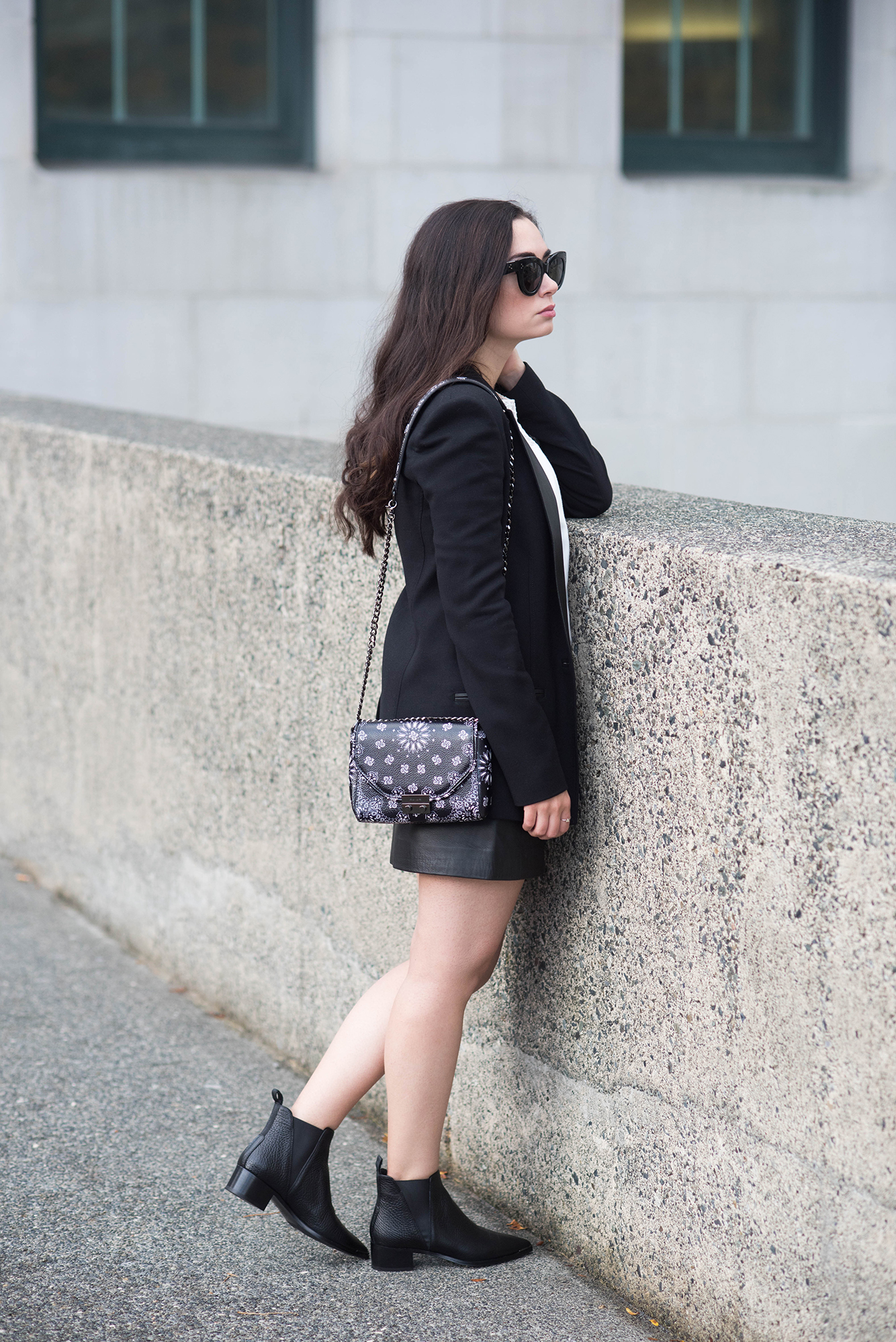 coco-and-vera-top-vancouver-fashion-blog-top-canadian-fashion-blog-top-blogger-street-style-leather-mini-skirt-helmut-lang-blazer-acne-studios-boots-alila-bag-celine-audrey-sunglasses