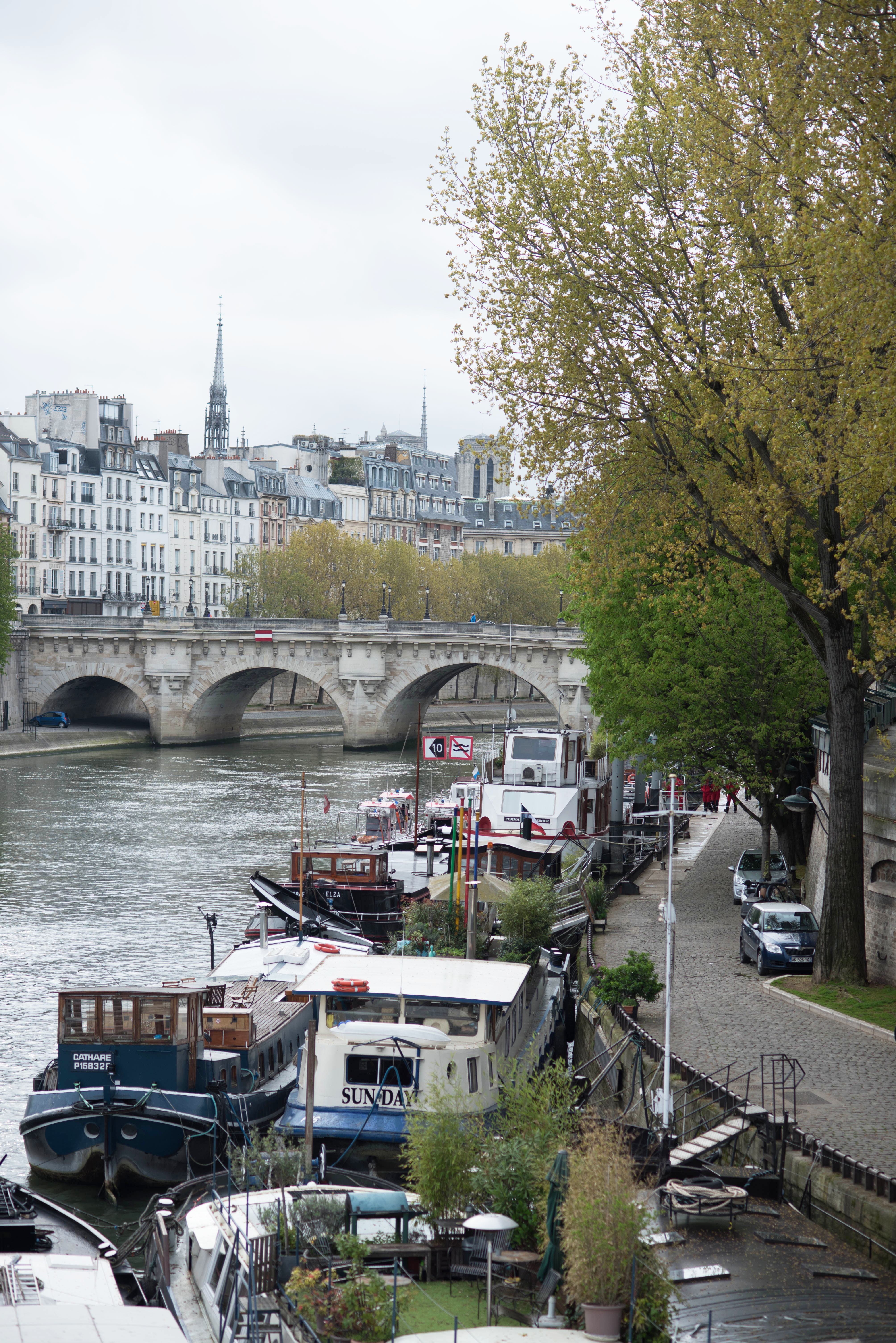 View of Pont Neuf and the Seine river in Paris captured by travel blogger Cee Fardoe of Coco & Vera