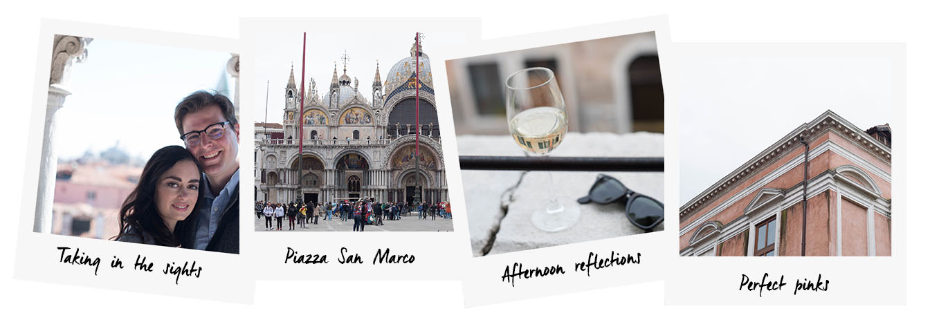 Polaroids of Venice by travel blogger Cee Fardoe of Coco & Vera, featuring Piazza San Marco