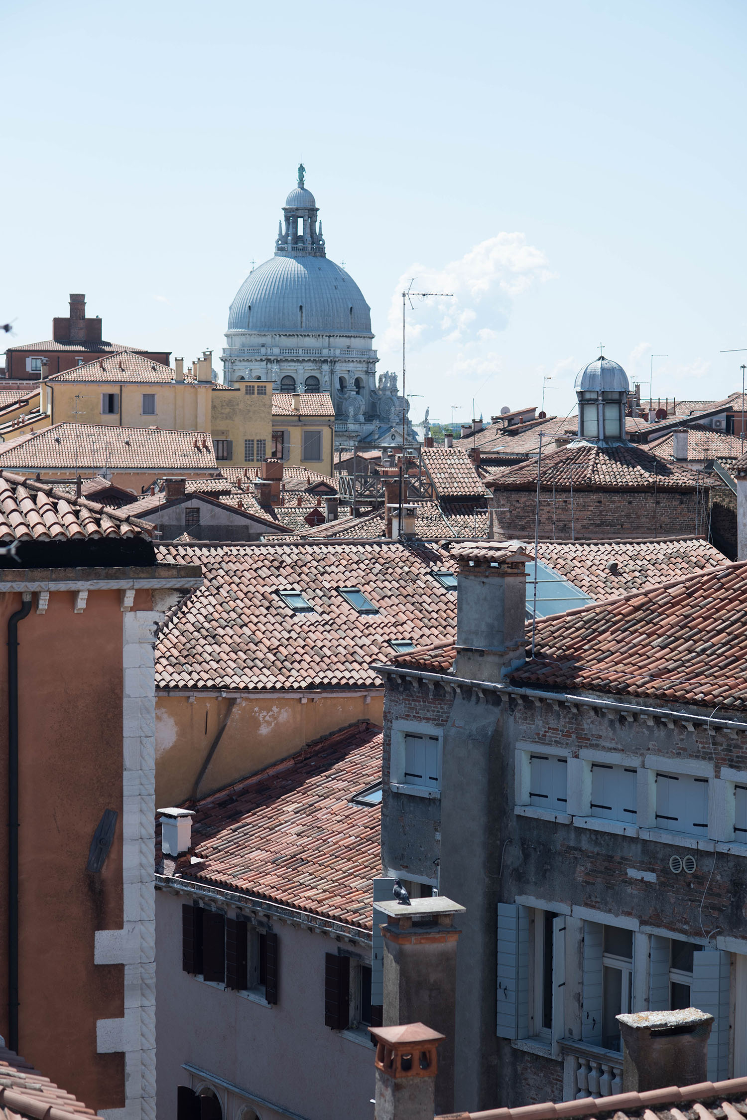 Rooftop views of Venice seen from the Scala Contarini del Bovolo, as captured by travel blogger Cee Fardoe of Coco & Vera
