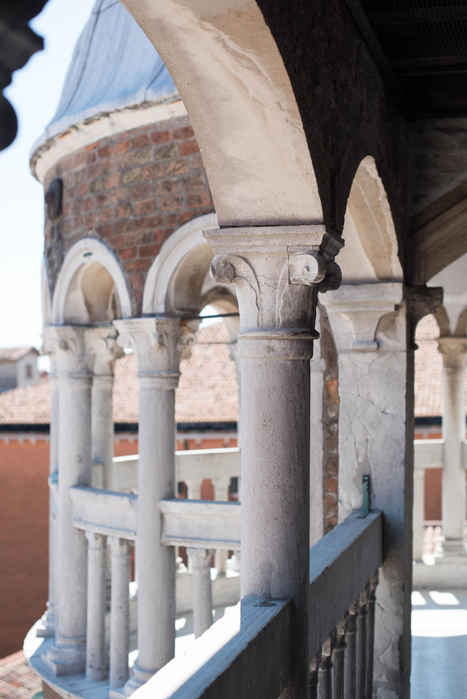 The Scala Contarini de Bovolo in Venice, photographed from inside by Canadian travel blogger Cee Fardoe of Coco & Vera