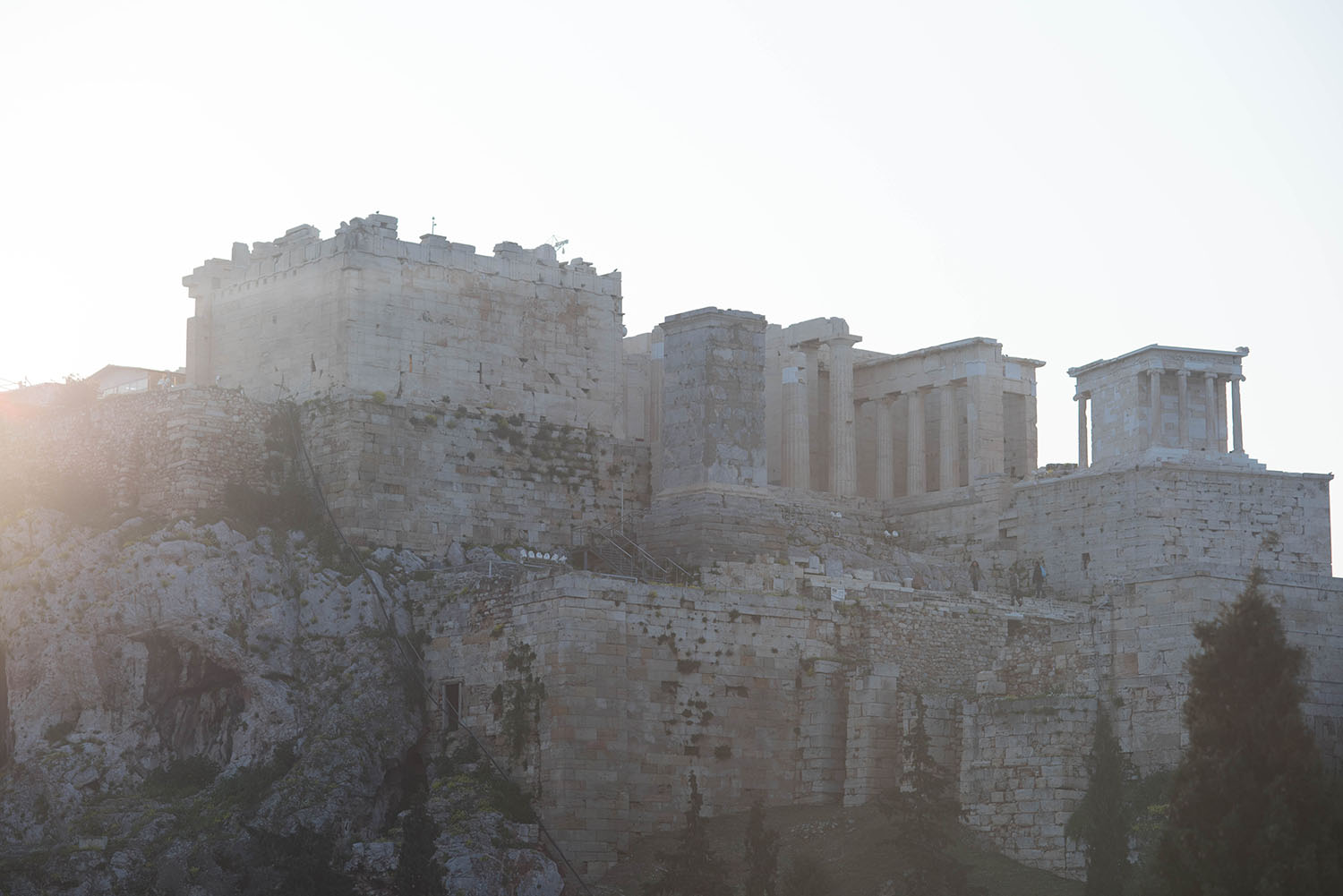 A sunrise view of Acropolis Hill in Athens, Greece, as captured by top Canadian travel blogger Cee Fardoe of Coco & Vera