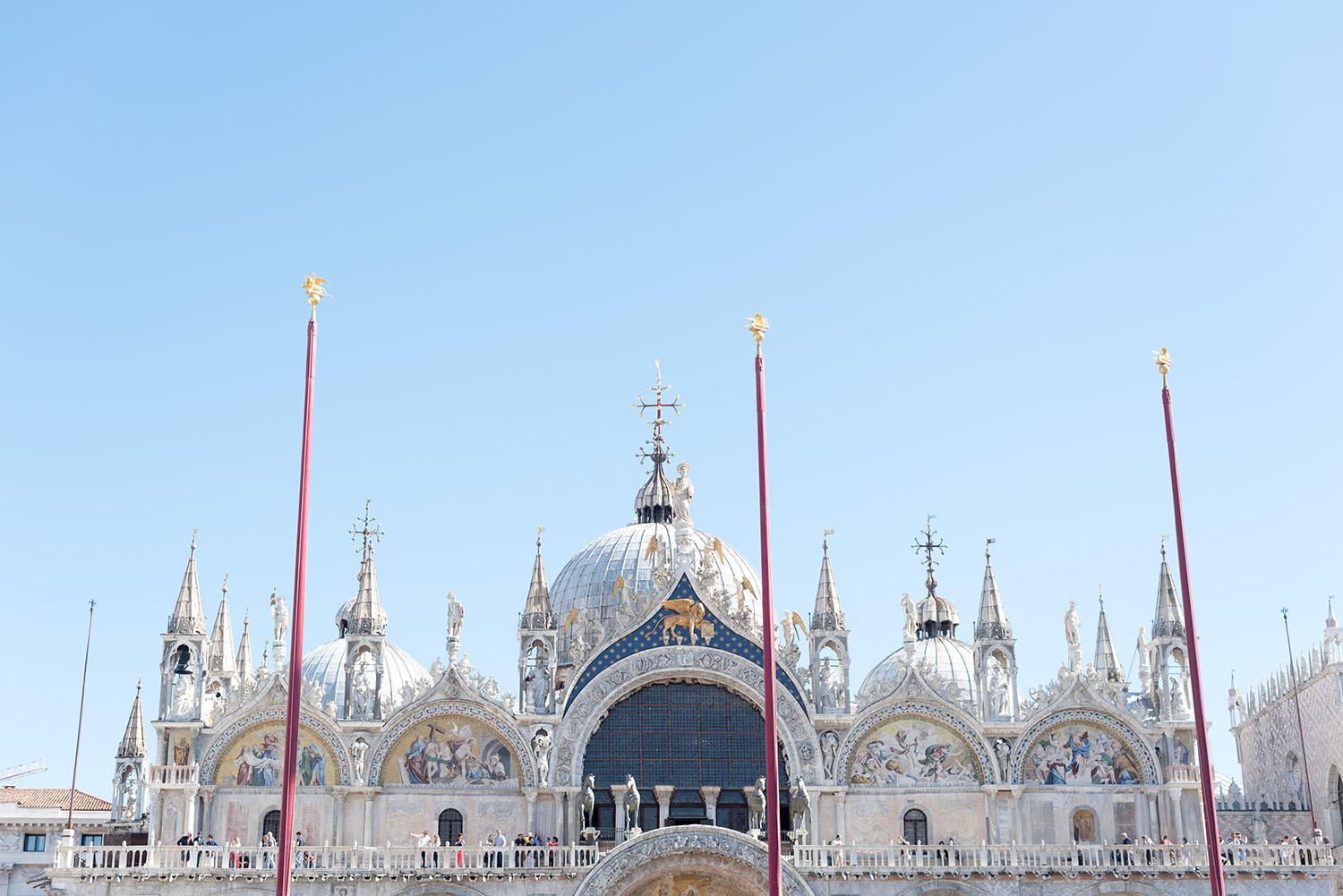 The rooftop of Saint Mark's cathedral in Venice, Italy, as captured by top Winnipeg travel blogger Cee Fardoe of Coco & Vera