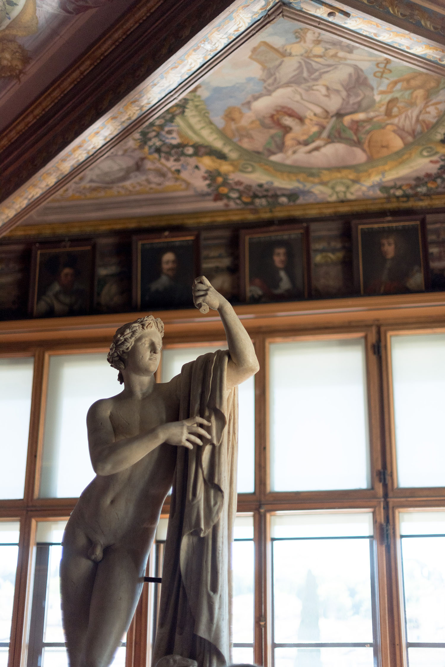 A statue at the Uffizi Gallery in Florence, Italy, as captured by top Winnipeg travel blogger Cee Fardoe of Coco & Vera