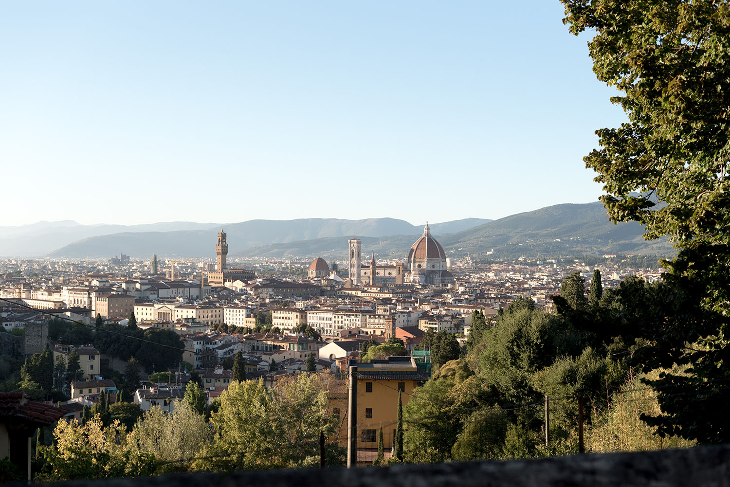 A view of Florence from the top of Piazzale Michelangelo, as captured by top Canadian travel blogger Cee Fardoe of Coco & Vera