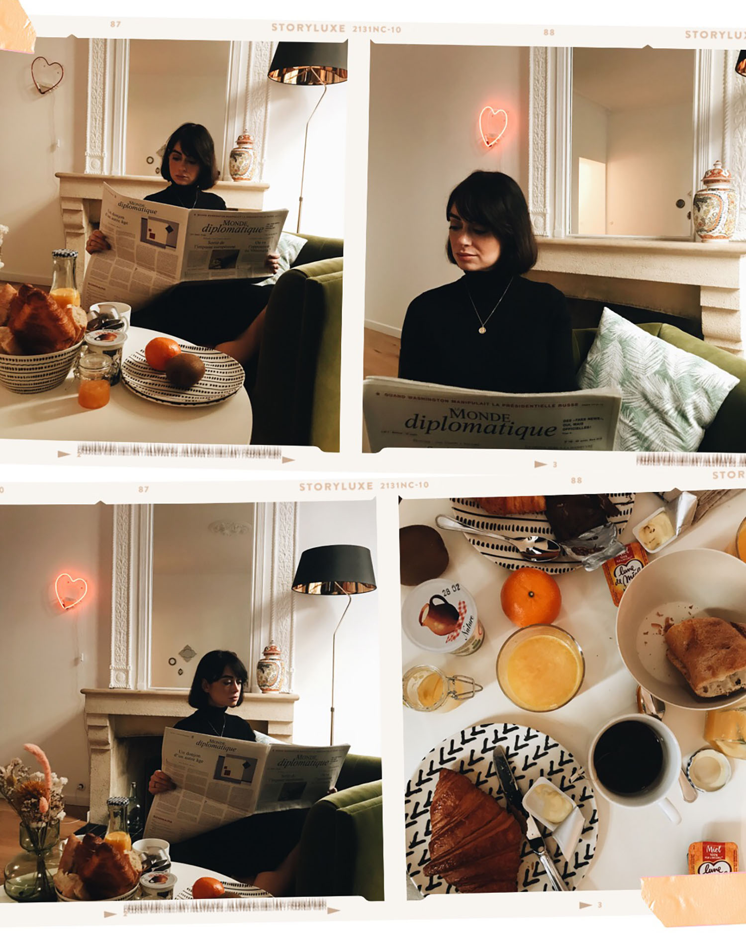 Top Canadian fashion blogger Cee Fardoe of Coco & Vera eats breakfast at La Maison Fernand in Bordeaux, France