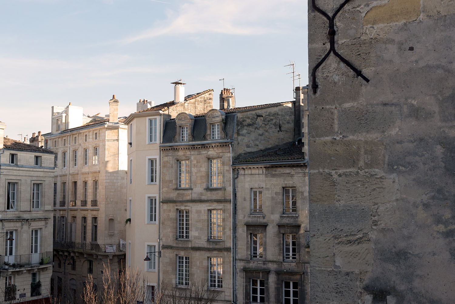 The historic rooftops of Bordeaux just before sunset, as captured by top Canadian travel blogger Cee Fardoe of Coco & Vera