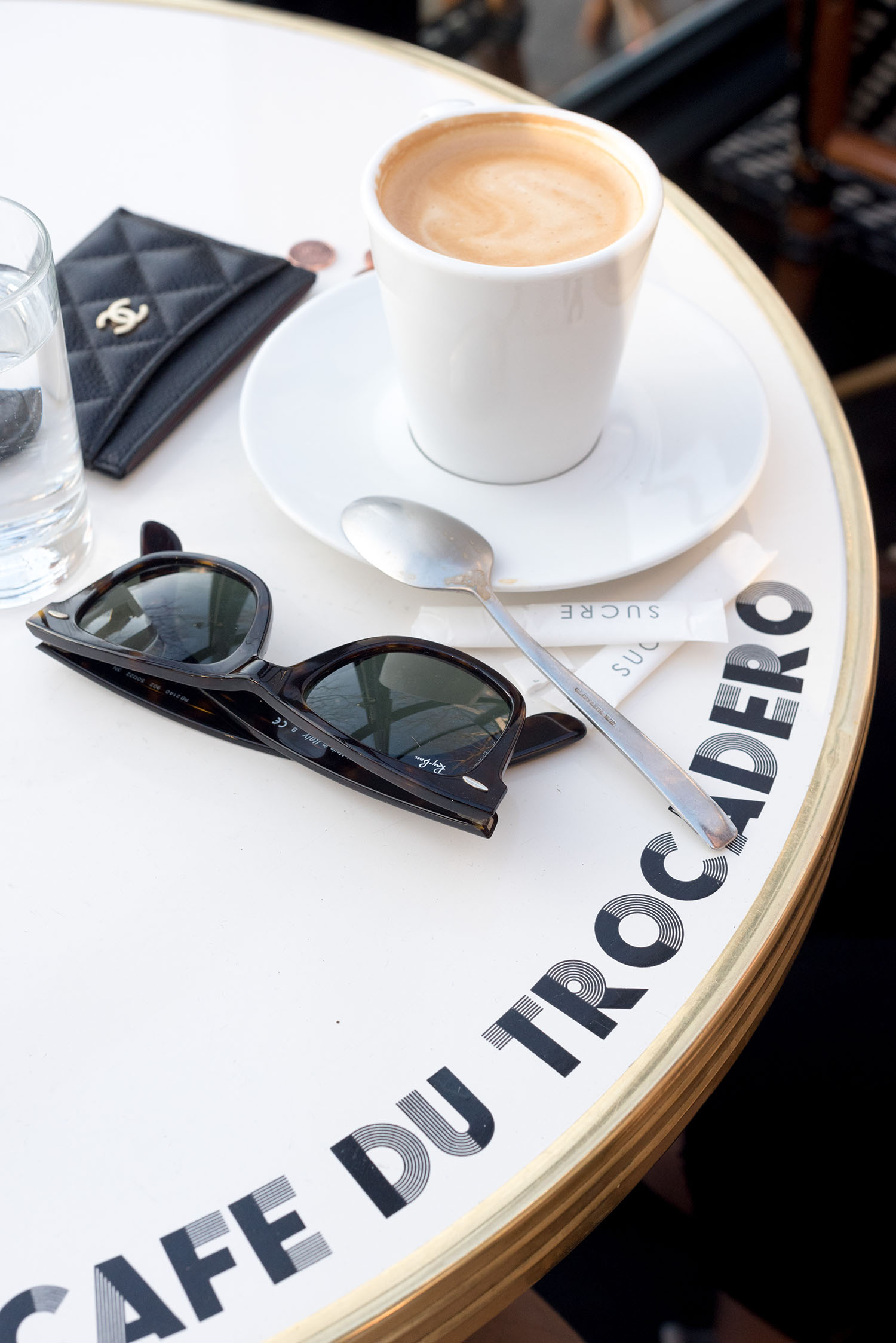 Morning coffee at Le Cafe du Trocadero, as captured by top Canadian travel blogger Cee Fardoe of Coco & Vera