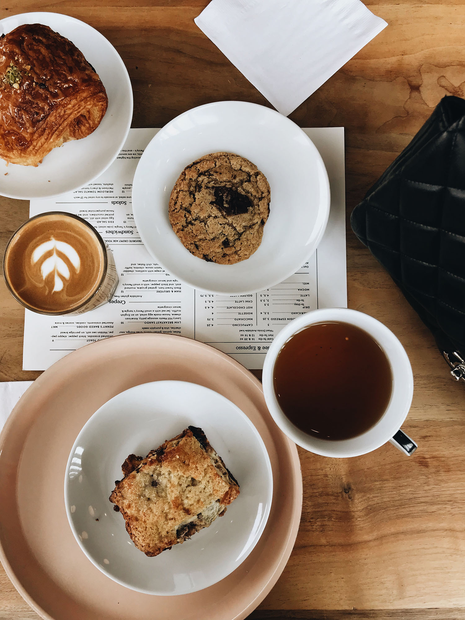 Tea and pastries at Penny's Coffee in downtown Minneapolis, as captured by top Canadian travel blogger Cee Fardoe of Coco & Vera