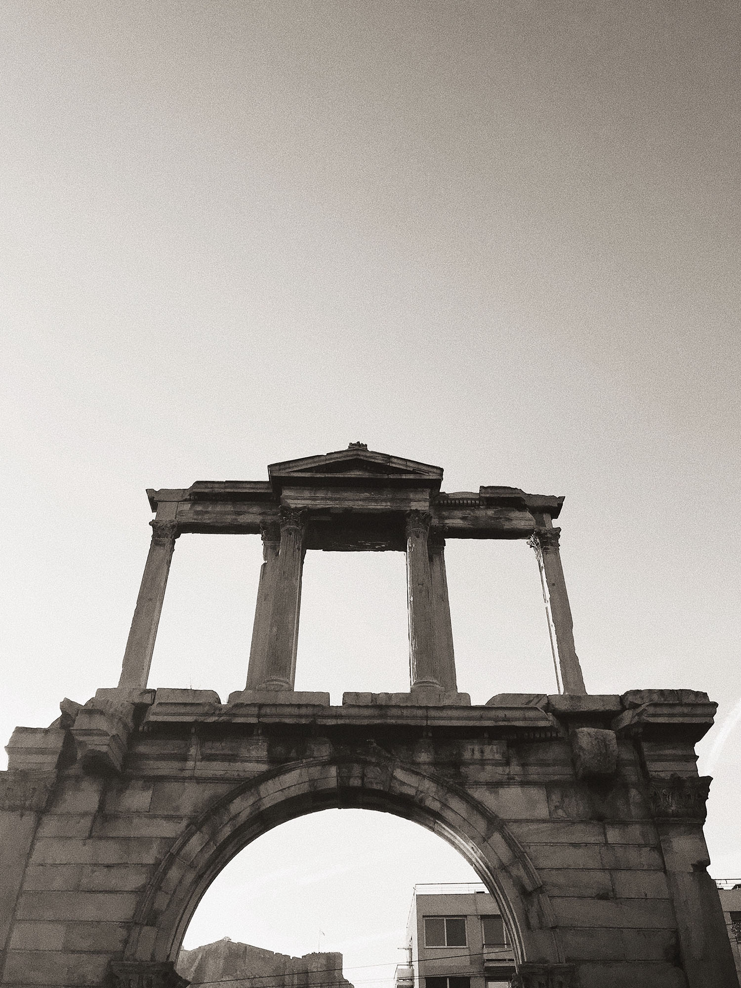 Coco & Vera - Hadrian's Gate in Athens, Greece
