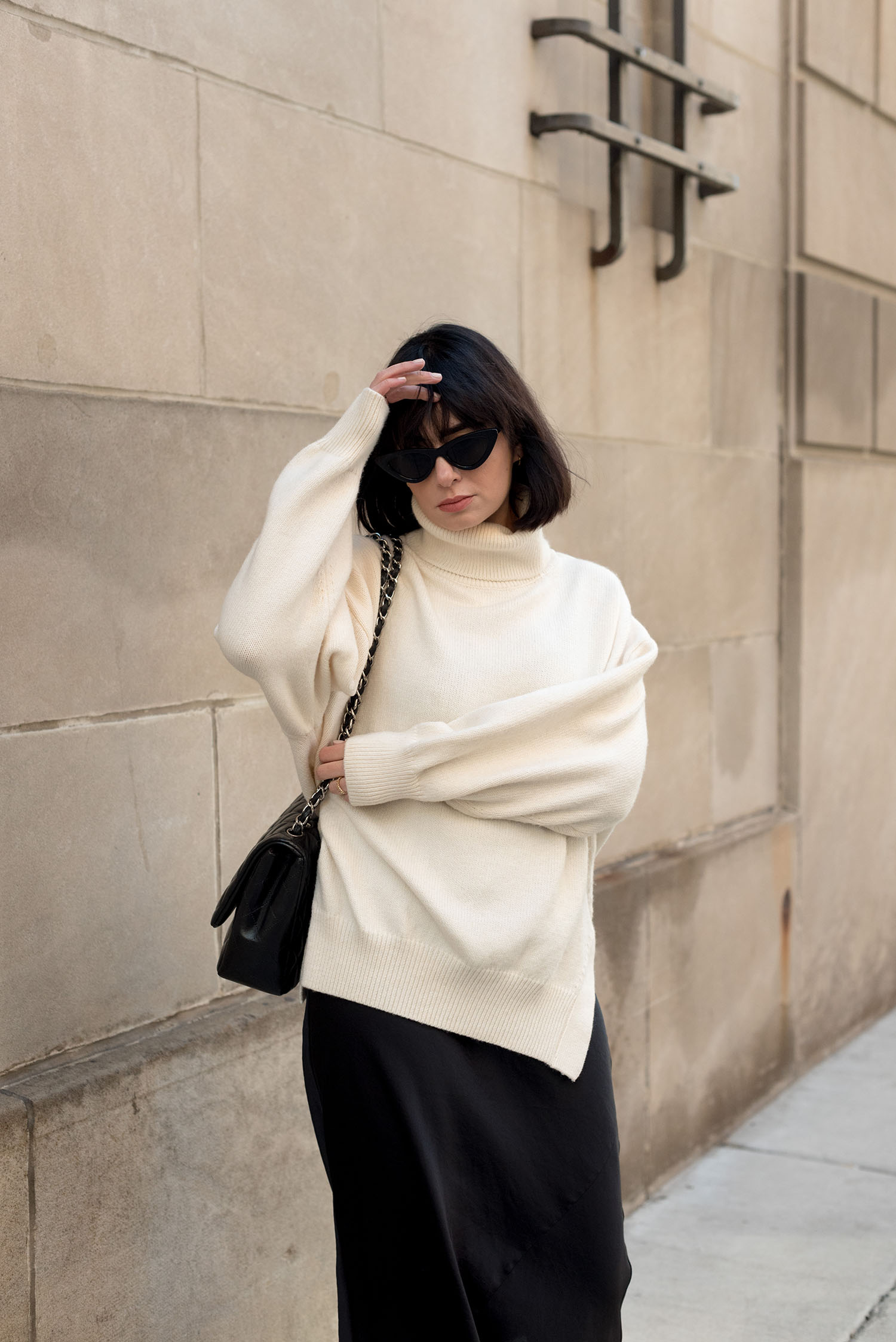 Coco & Vera - H&M sweater, Zara sunglasses