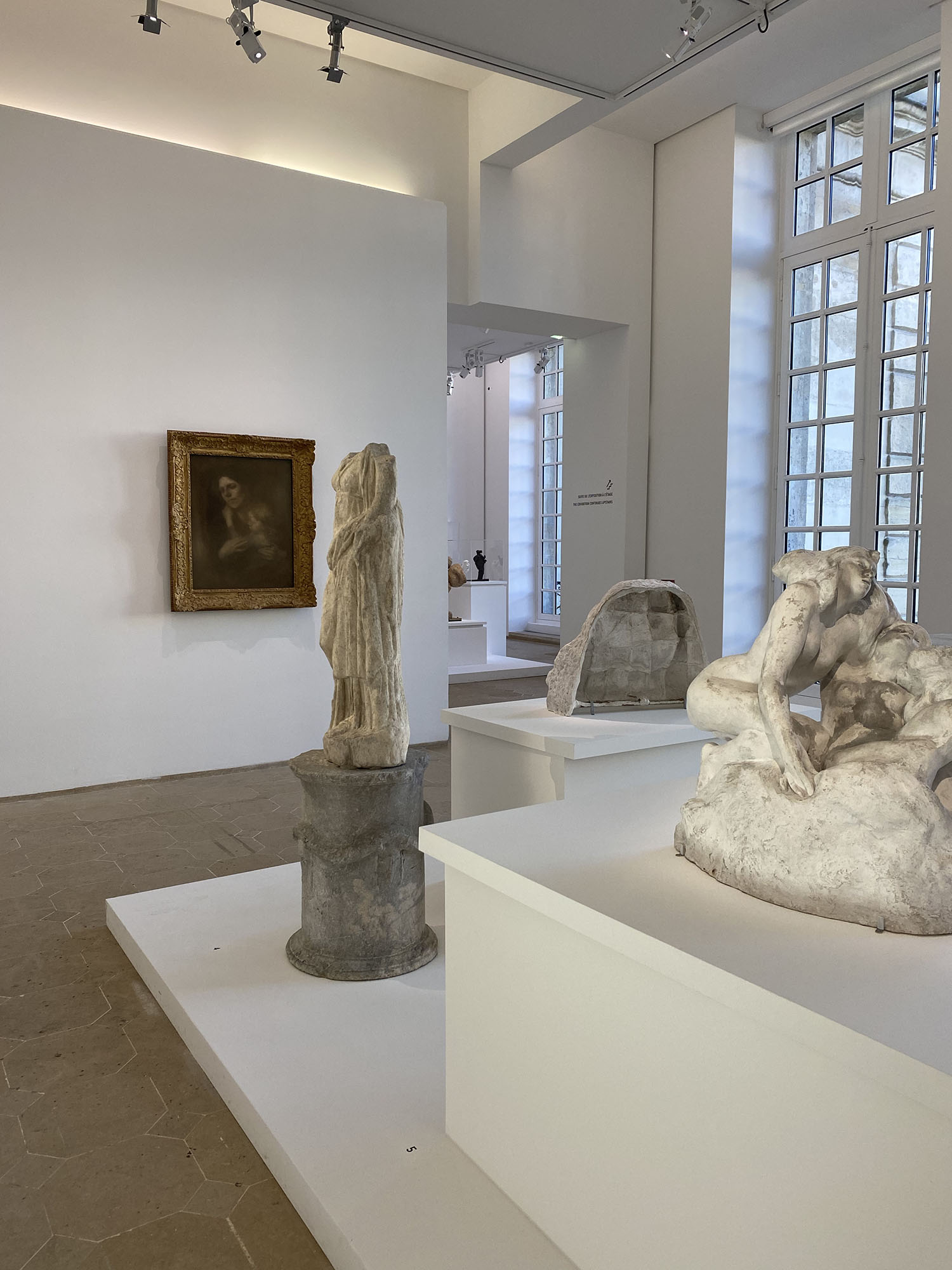 Coco & Vera - Rodin sculptures at Picasso Museum, Paris, France
