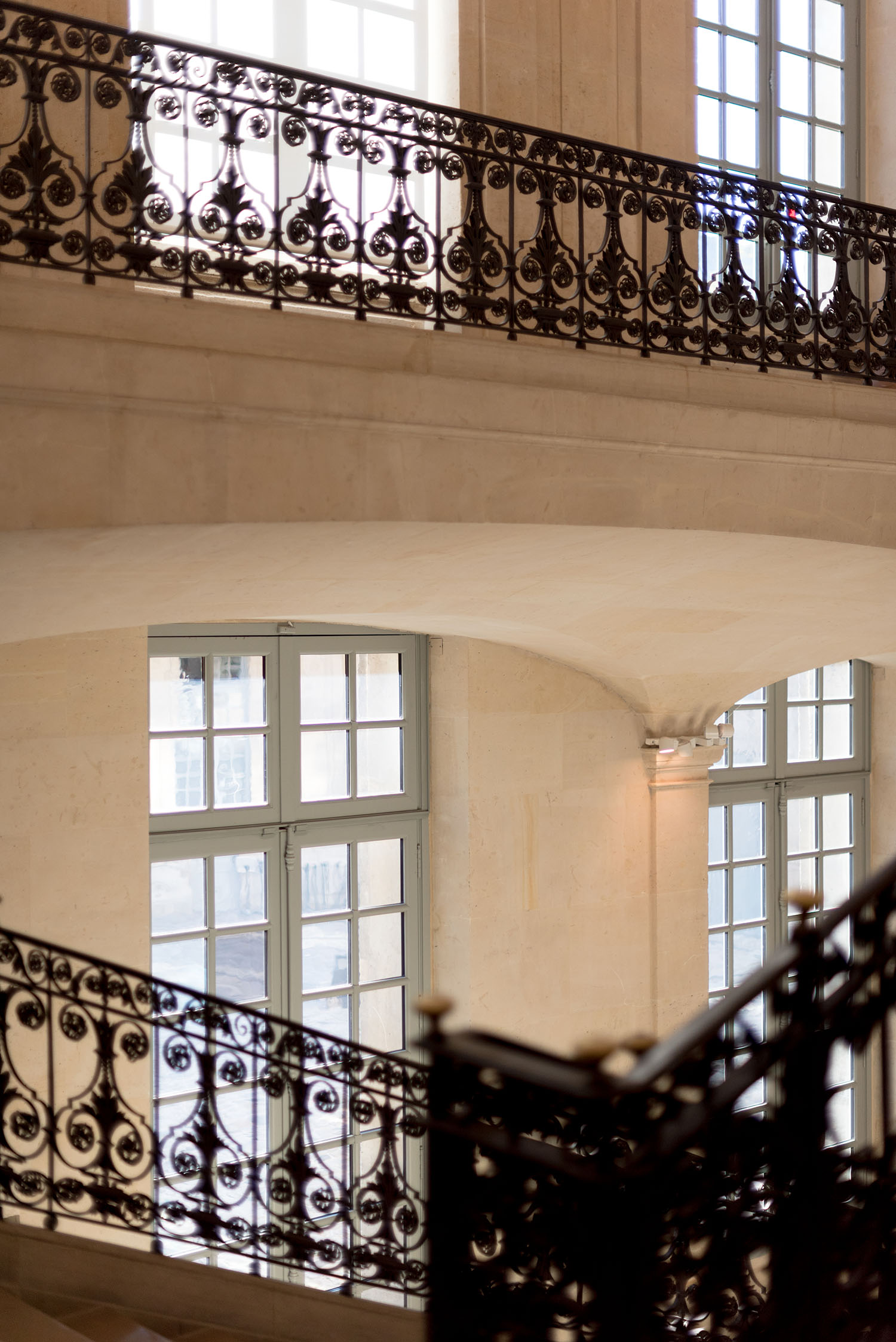 Coco & Vera - Staircases and windows at the Musee Picasso in le Marais