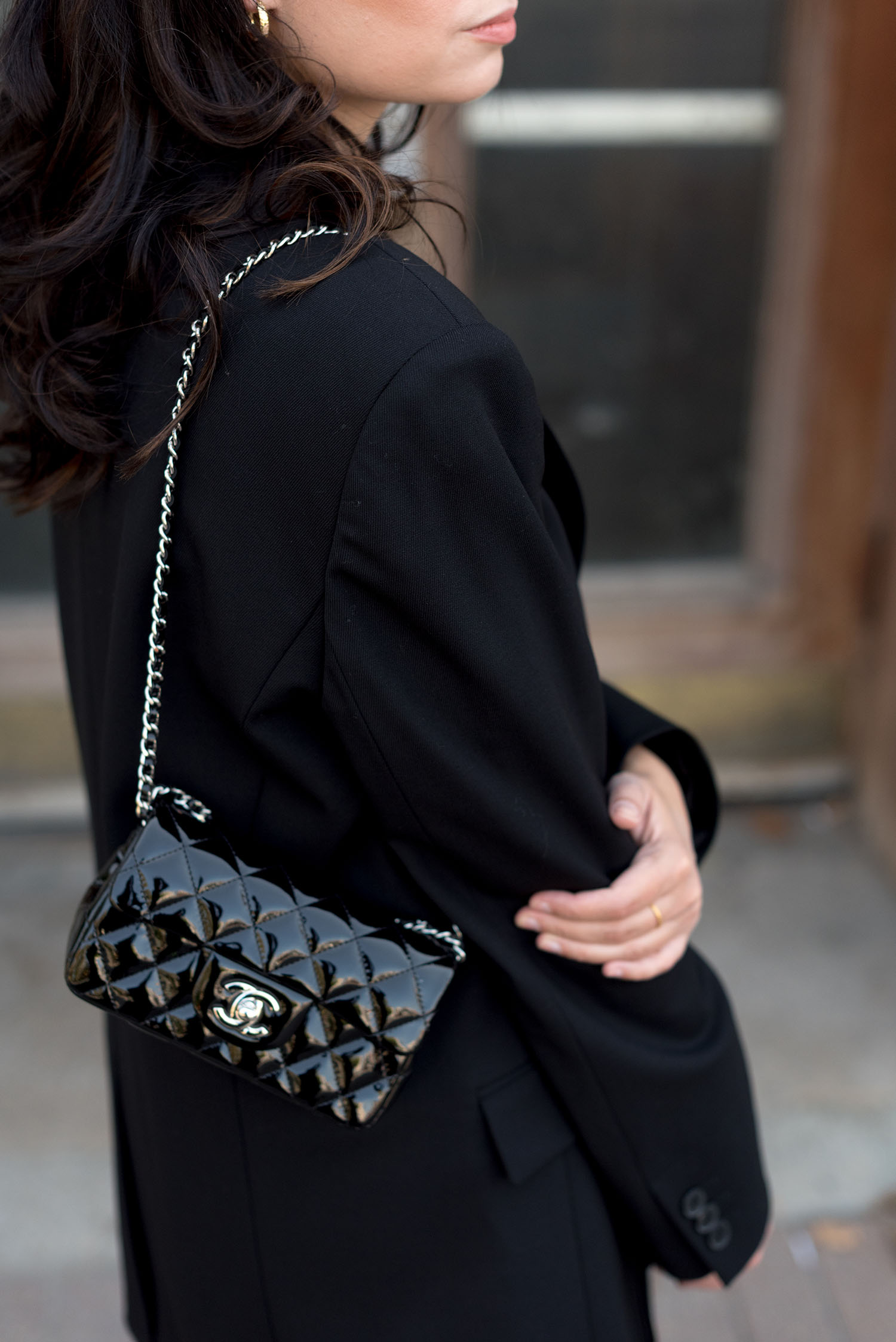 Coco & Vera - Chanel handbag, Wilfred Agency blazer