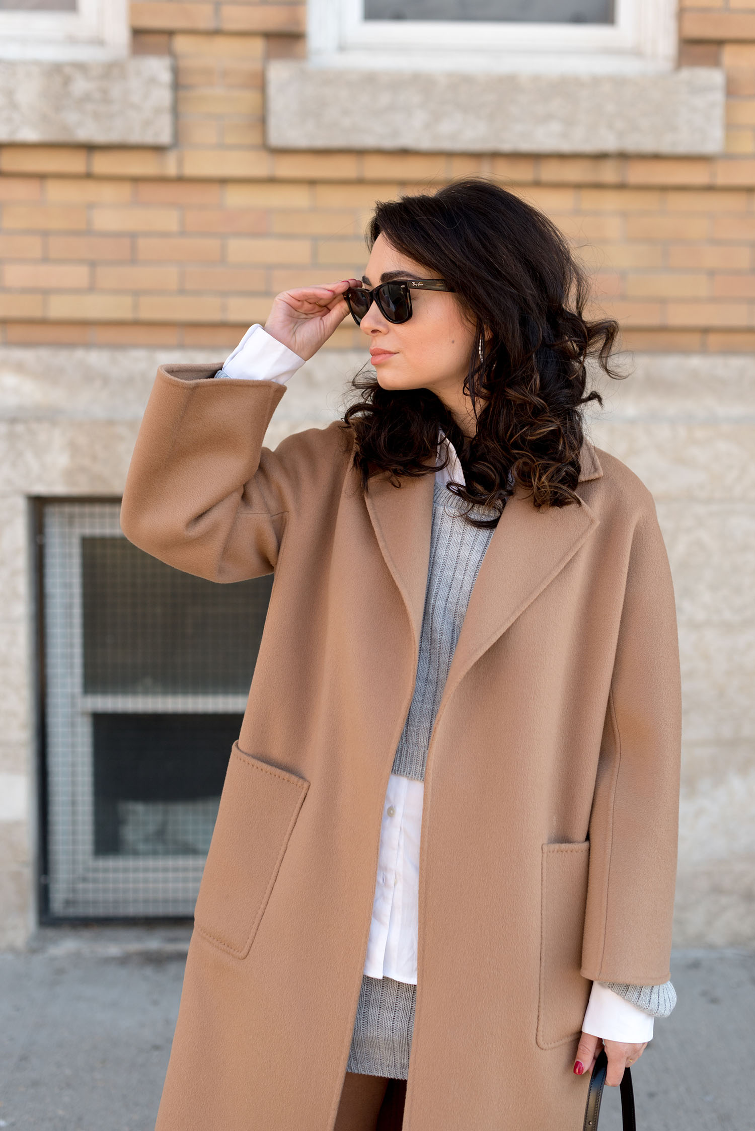 Coco & Vera - RayBan Wayfarer sunglasses, In the Style knit top, The Curated coat