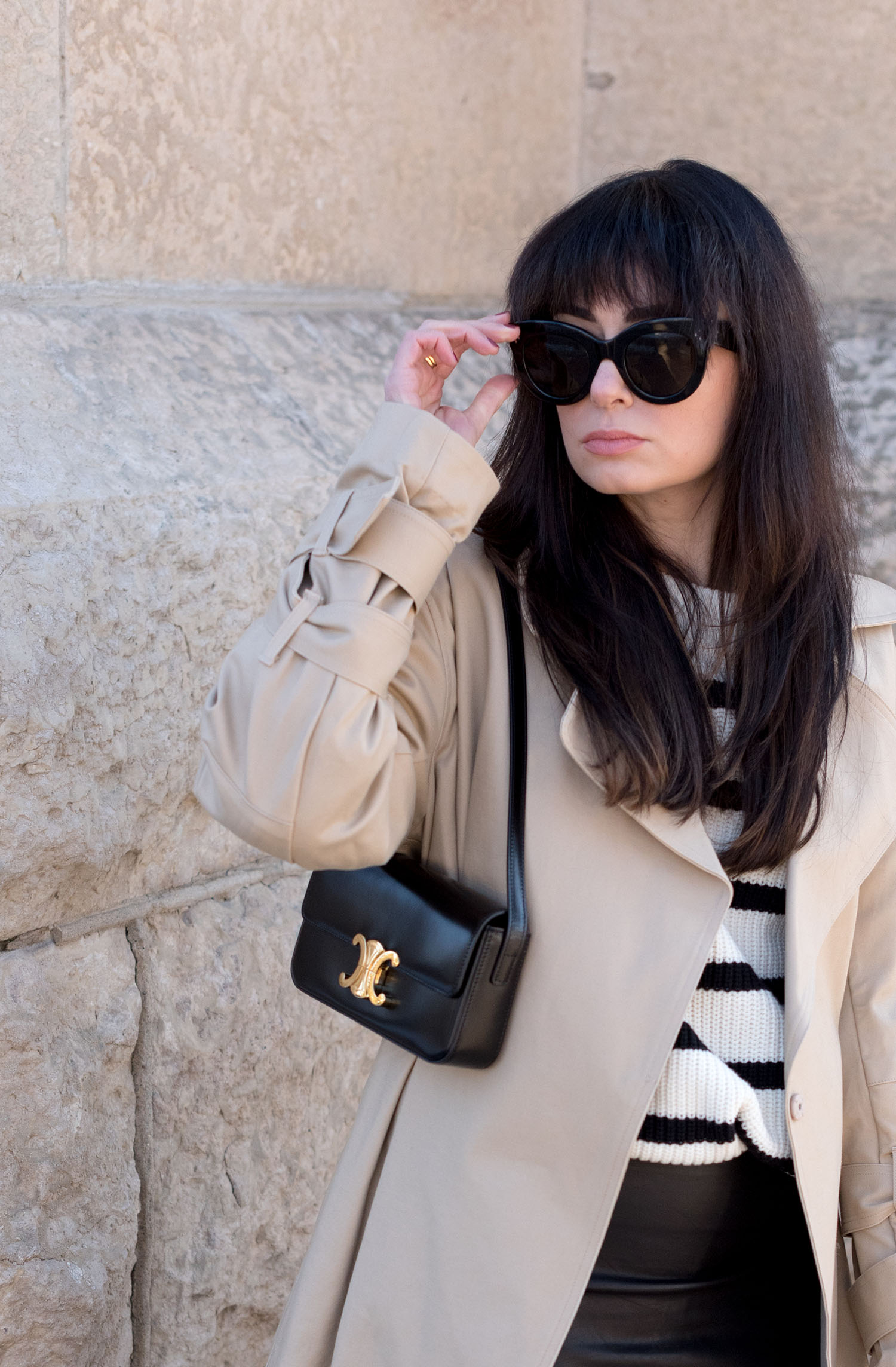 Coco & Vera - H&M sweater, Celine Audrey sunglasses, Celine handbag