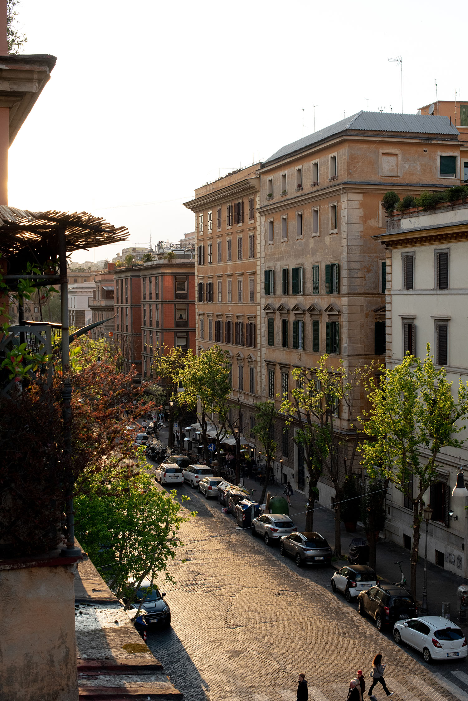 Coco & Vera - Sunset over the streets of Prati in Rome, Italy