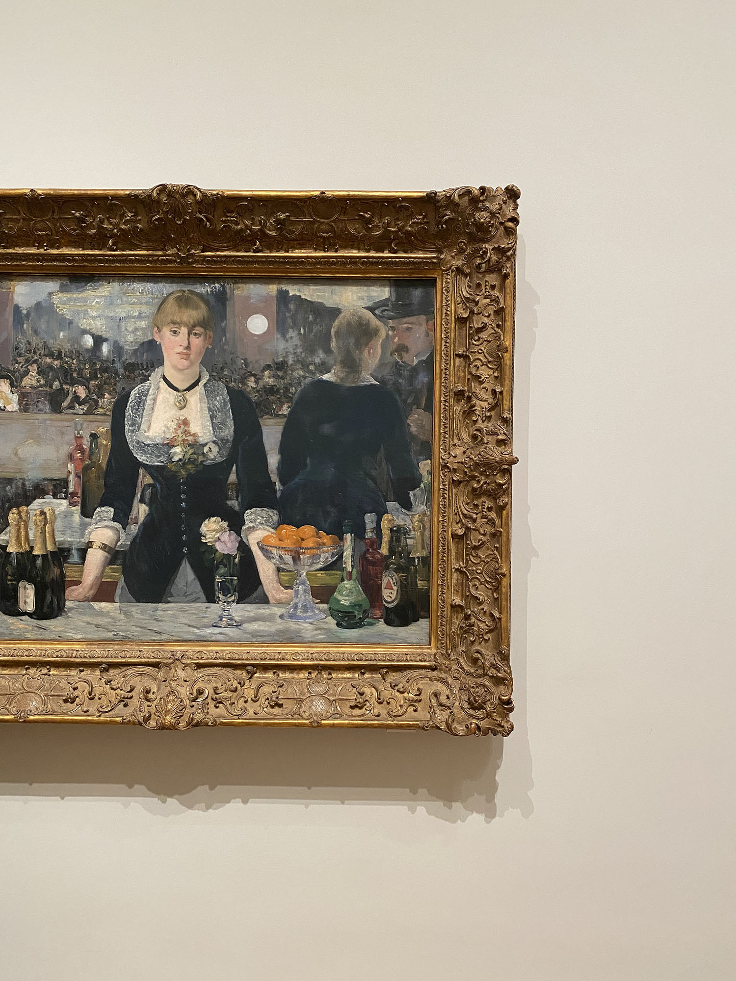 Coco & Vera - Painting by Edgar Manet at Cortauld Gallery in London, England