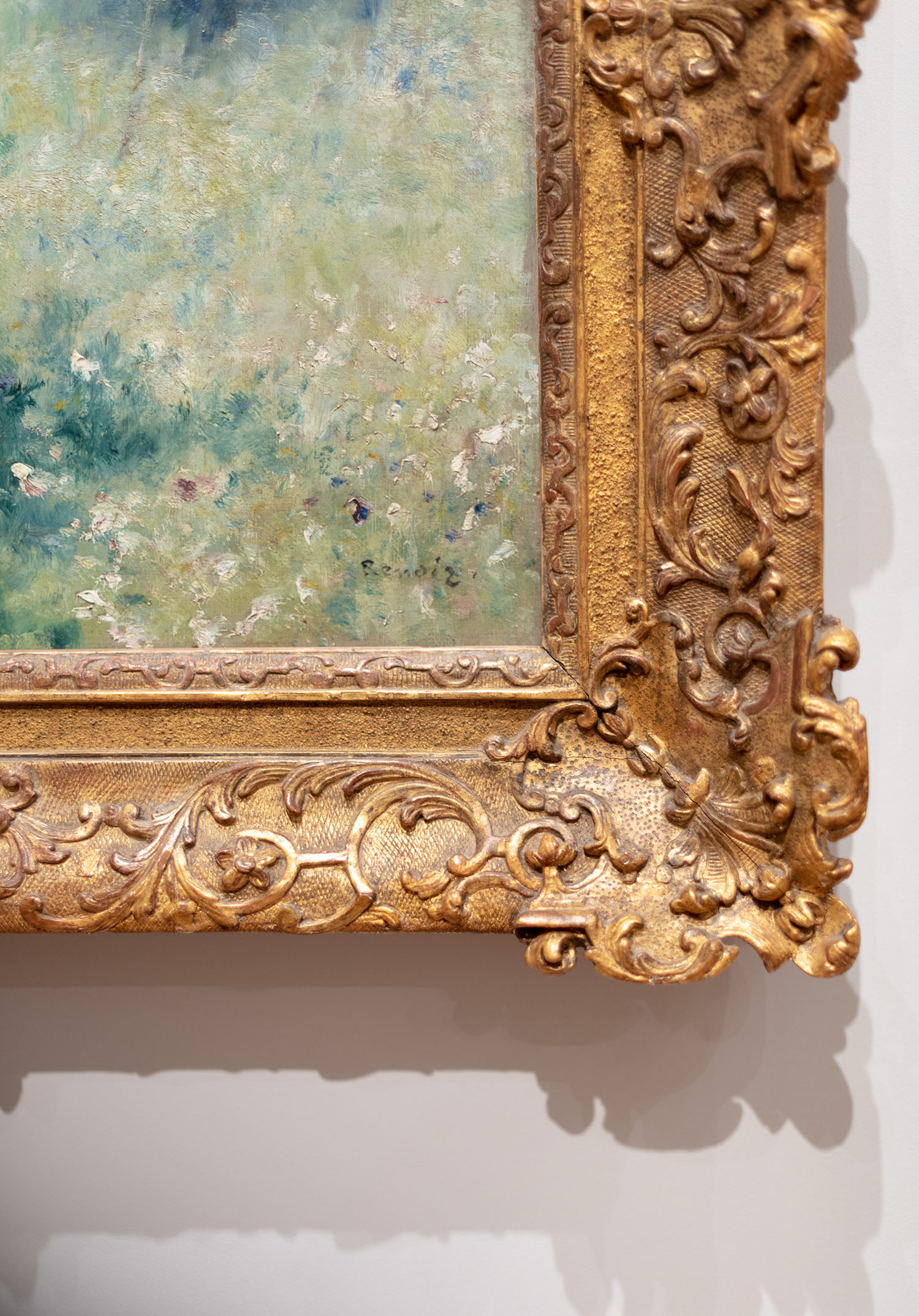 Coco & Vera - Monet painting at the Cortauld Gallery, London