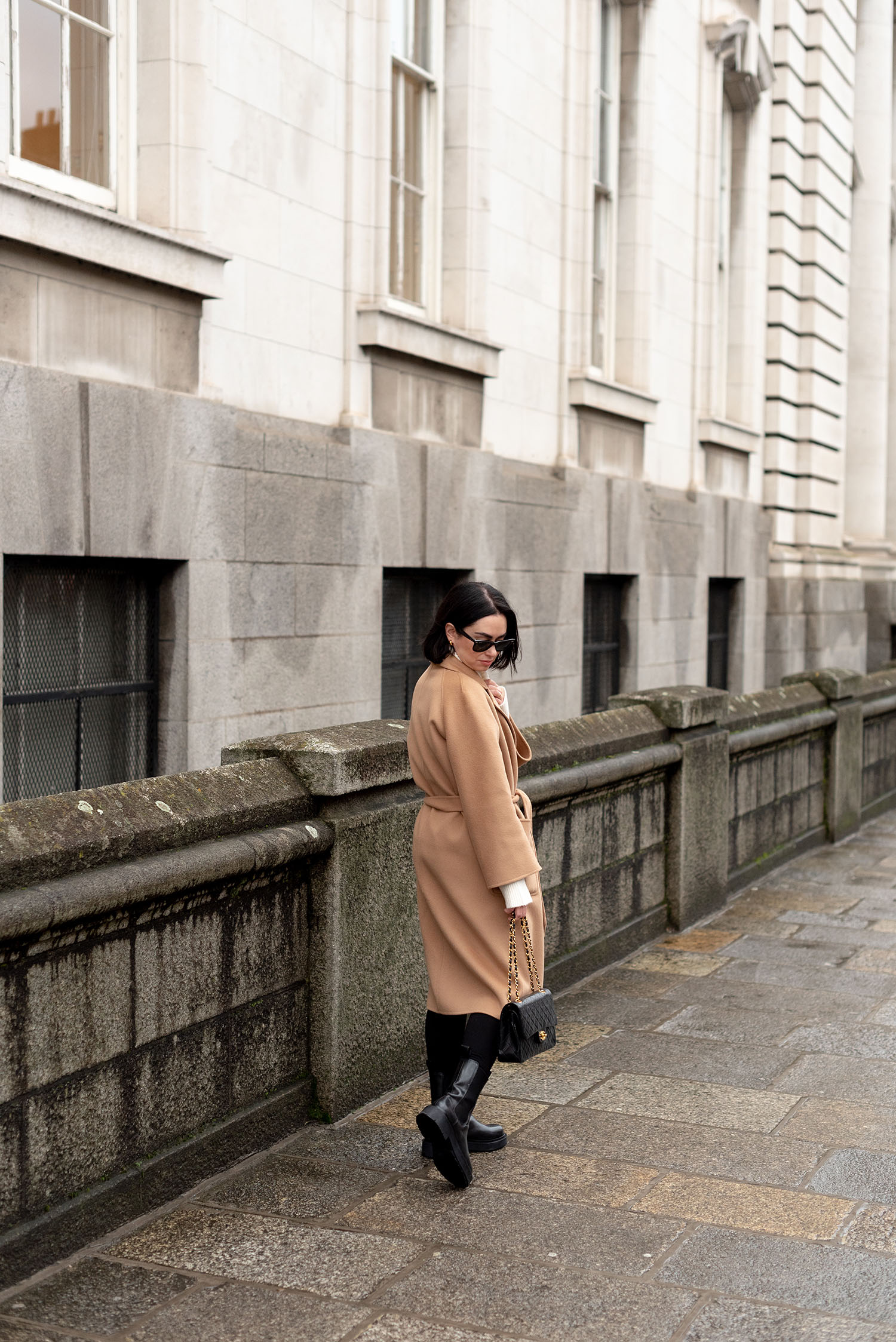 Coco & Vera - RayBan sunglasses, H&M boots, The Curated coat