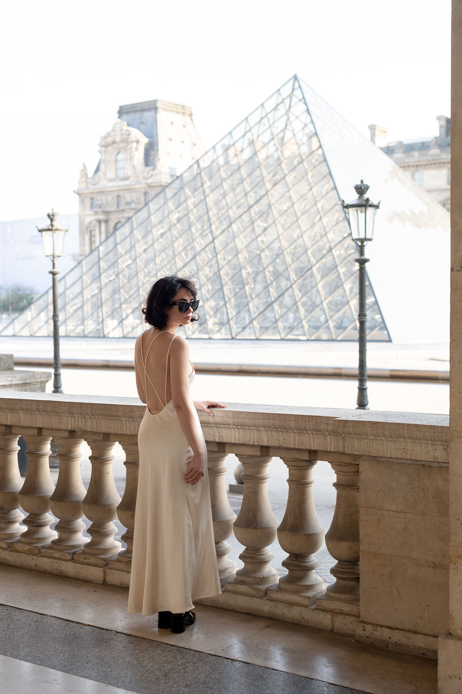 Coco & Voltaire - Zara slip dress, Celine sunglasses, Jonak babies