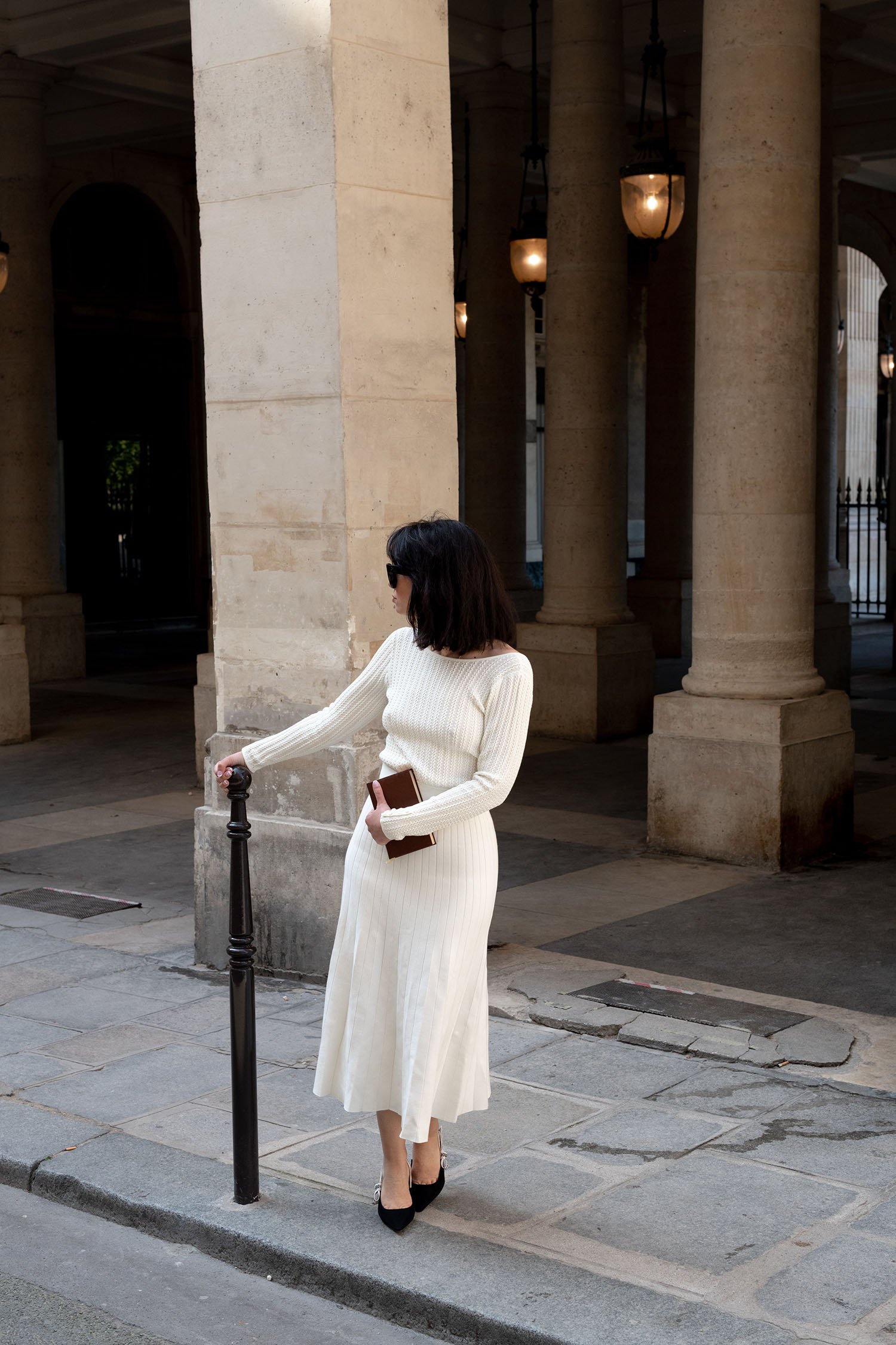 Coco & Voltaire - Sezane Flora dress, Dior pumps