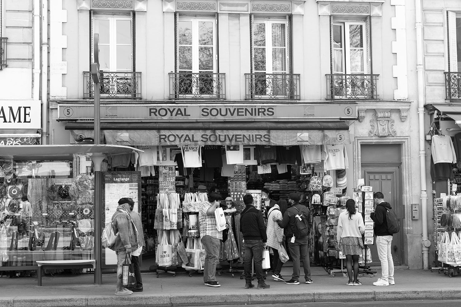 Coco & Voltaire - Royal Souvenirs tourist shop on the left bank in Paris, France