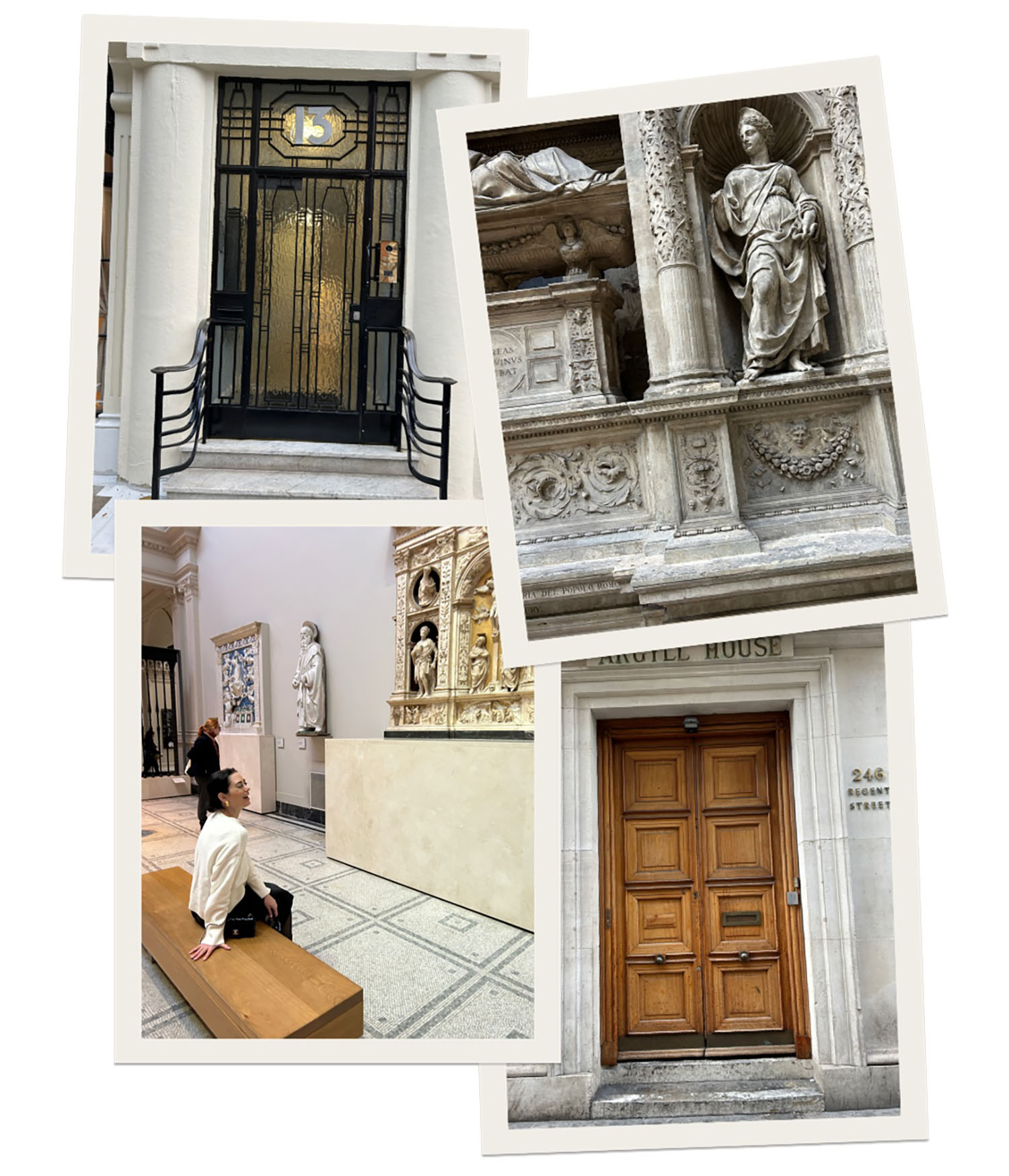 Coco & Vtolaire - Doorways, statues and museum visits in London