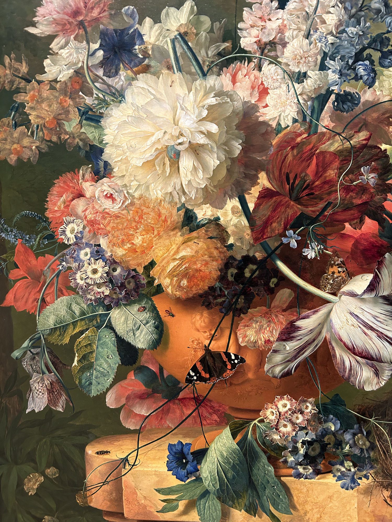 Coco & Voltaire - Vibrant floral painting at The Wallace Collection in London